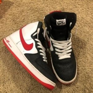 Nike Air Force 1 High '07 White/Red Elephant Print